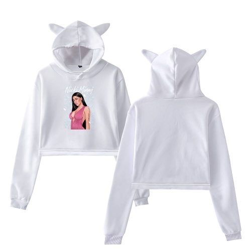 Nicki Minaj Cropped Hoodie #1