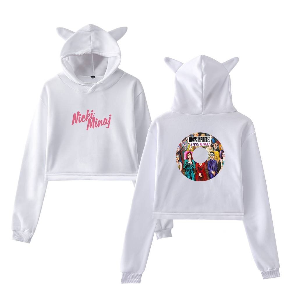 Nicki Minaj Cropped Hoodie