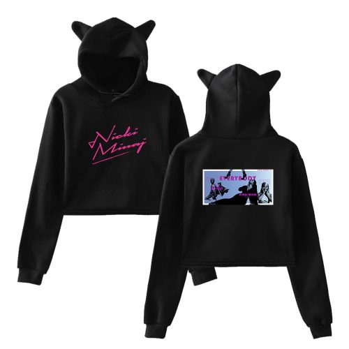 Nicki Minaj Cropped Hoodie #4